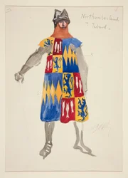 Northumberland - Tabard, kostymskiss för Henry Irving