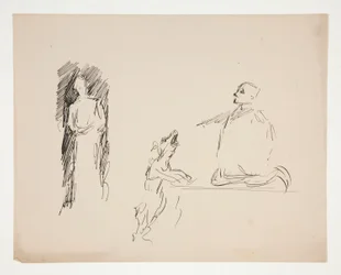 Ark med figurstudier