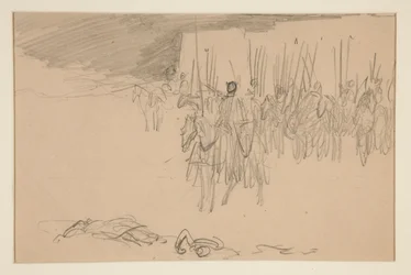 Soldat till häst - (oidentifierad illustration)