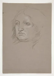 Studie för William Penn: skiss för väggmålning för delstatsbyggnaden i Harrisburg, Pennsylvania, 1902-1911 (slutförd av John Singer Sargent)