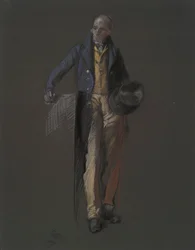 Studera för figuren av Stephan Girard, i