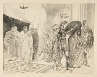 Drottningens fängelse - Akt II, Scen I, Vintern
