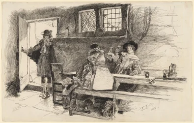 ”Will förde henne till vinet”, illustration till ”Phillada Flouts Me”
