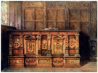 Inlagd ammunitionskista, 1910.