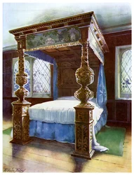 The Littlecote-sängstuga, 1910.