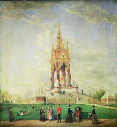 Albert Memorial, i London, 1887
