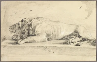 Liggande lejon