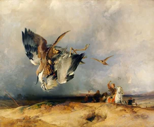 Hawking in the Olden Time, ca 1831 (olja på duk)