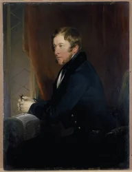 Porträtt av William Spencer Cavendish, 6:e hertigen av Devonshire