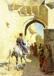 En arabisk scen, 1884-89