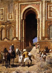 Porten till Alah-ou-din, Gamla Delhi, sent 1800-tal