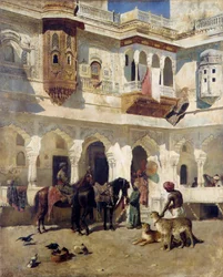 The Rajah Starting on a Hunt, ca 1885 (olja på duk)