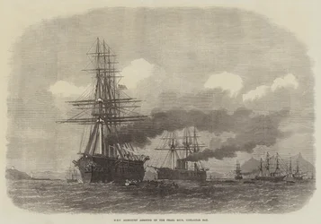 HMS Agincourt gick på grund på Pearl Rock, Gibraltar Bay