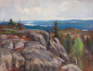 Landschaft (Landskap från Koli). 1929