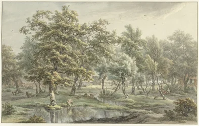 Landskap i Eext (provinsen Drenthe) Face in the Eext (Drenthe)
