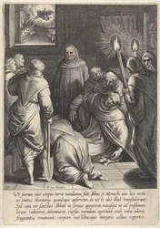 Uppgrävning av kroppen av Thomas Aquinos The Life of Saint Thomas Aquinas (serietitel)