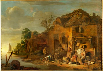 Farm (målning på ekved)