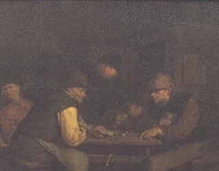 Kortspelarna, ca 1655-60 (olja på duk)