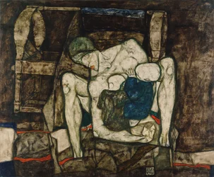 Blind mor, 1914.