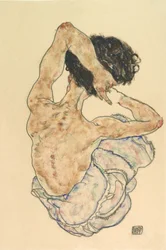 Kvinnlig ryggakt, 1917