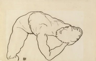Naken kvinna, 1918