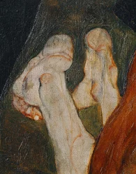 Kardinal und Nonne, Kardinal och nunna (olja på duk)
