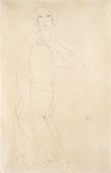 Naken flicka; Madchenakt, 1912
