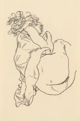 Liggande naken; Liegende, 1917