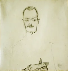 Porträtt av Arthur Roessler, 1910