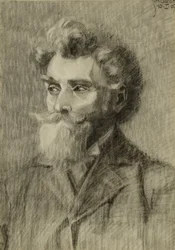 Porträtt av man; Mannerporträtt, 1907
