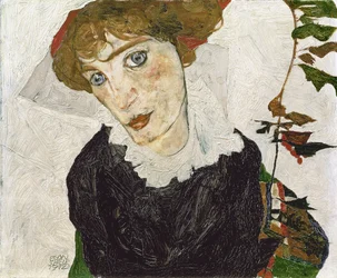 Porträtt av Wally Neuzil, 1912