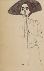 Porträtt av en kvinna, 1910.