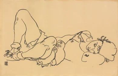 Liggande kvinna; Liggande, 1918