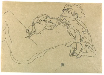 Liggande kvinnlig naken, 1914