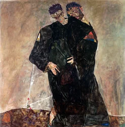 Eremiterna av Egon Schiele