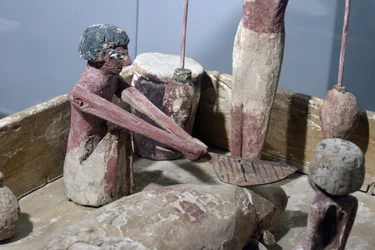 Detalj från modell av en slaktare, Egypten, c.2000-1700 f.Kr