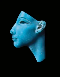 Inläggning av Akhenaten och Nefertiti, Nya kungariket, Amarna-perioden, c.1353-1336 f.Kr.