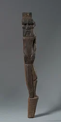 Stol eller sängben med guden Bes, 1540-1296 f.Kr