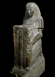 Egyptisk antikvitet: Ptahmose (eller Ptahmes, Ptahmosis), föreståndare för farao Amenhotep III (eller Amenophis) 1390-1352 f.Kr. 18:e dynasti. Florens, Museo Archeologico