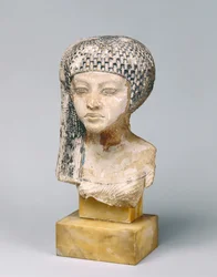 Chef för Amarna Princess, ca 1353-37 f.Kr. (kalksten)