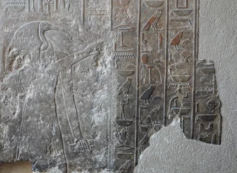Låg relief. Hatshepsut begravningstempel, Deir el Bahari