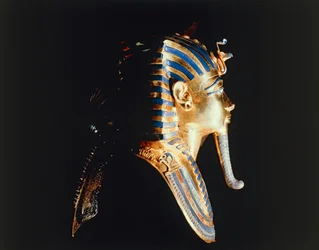 Porträtt av farao Tutankhamun