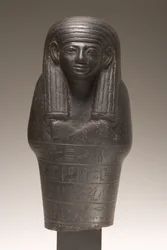 Shabti-figur för Amenemhat, New Kingdom (diorit)