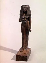 Toui, prästinna i Min, New Kingdom (trä)