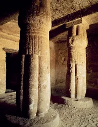Utsikt över gravkapellet i Meryre, New Kingdom