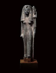 Standarbärande staty av drottning Nefertari, Nya riket, ca 1290-1224 f.Kr.