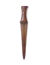 Dagger, New Kingdom, ca 1156-51 f.Kr. (trä och brons)