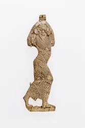 Figur av en asiatisk fånge, ca 1295-1070 f.Kr.(elfenben)