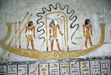 Re i nattbåten, från Ramses VI:s grav, Nya riket, omkring 1145-1137 f.Kr.