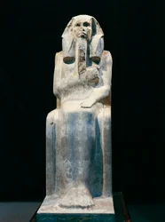 Staty av farao Djoser, från Sakkara, III:e dynastin